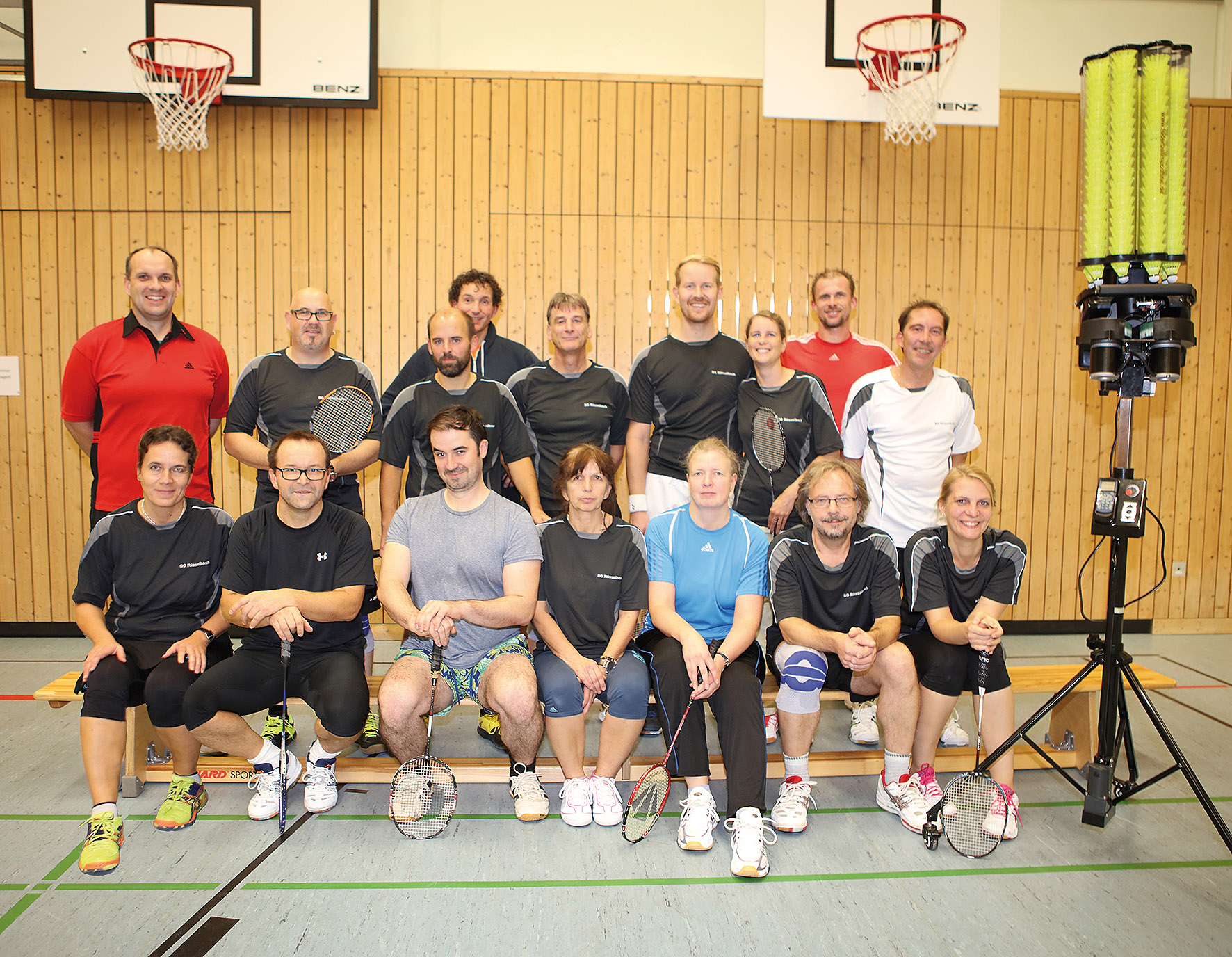 Bild der Badminton Mannschaft